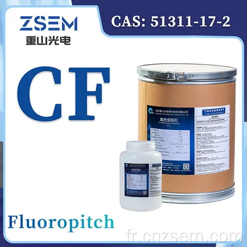Fullerène fluorée C60F48 Matière de cathode de batterie solide
